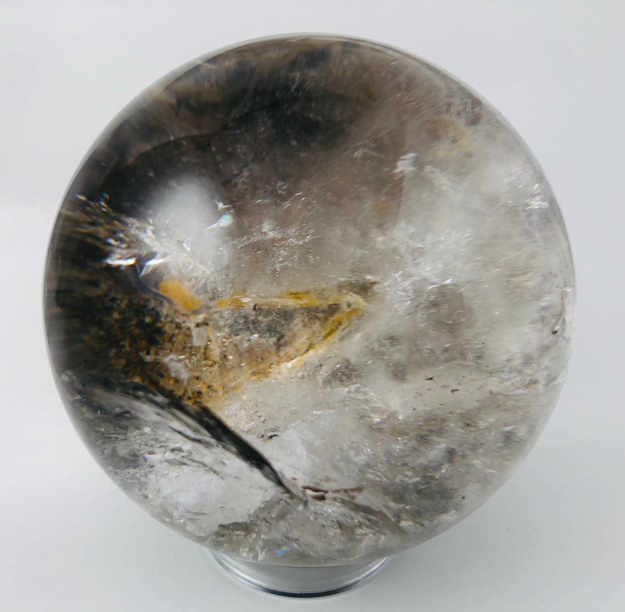 Quartz Sphere w/ Chlorite, Brasil