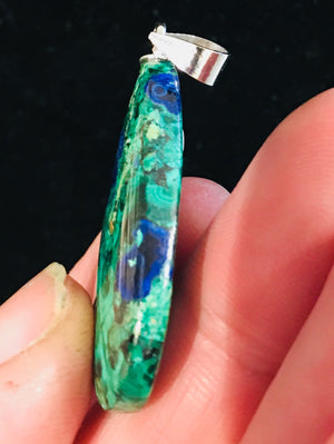 Malachite Azurite Pendant