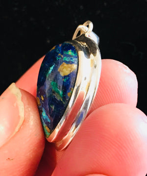 Malachite Azurite Pendant