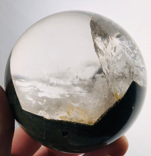 Quartz Sphere w/ Chlorite, Brasil