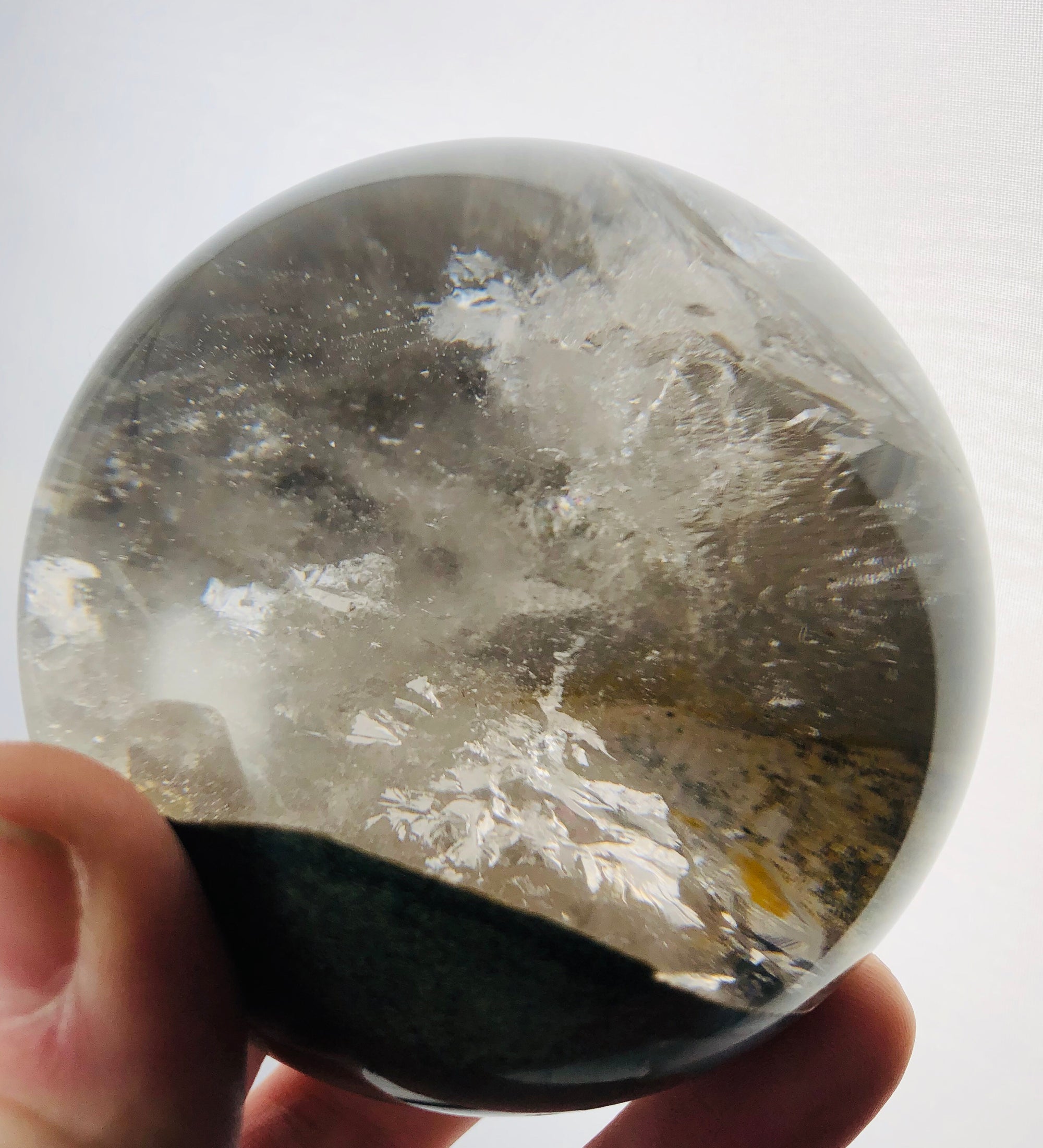 Quartz Sphere w/ Chlorite, Brasil