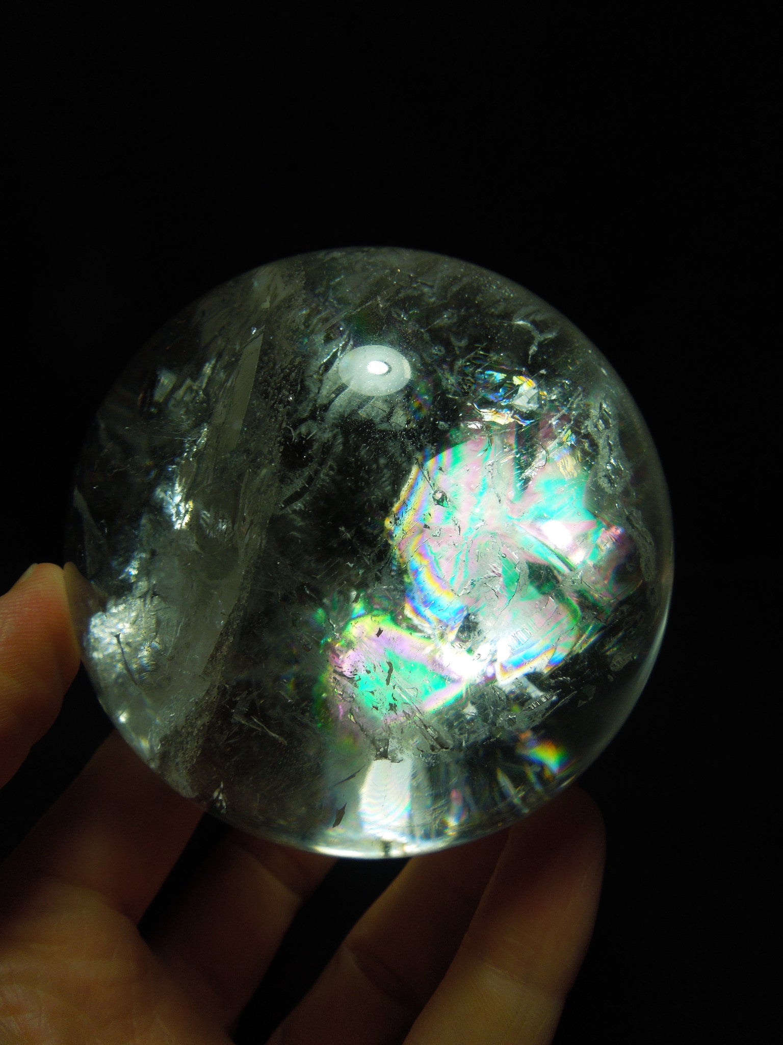 Rainbow Quartz Sphere, 2.2 lbs.