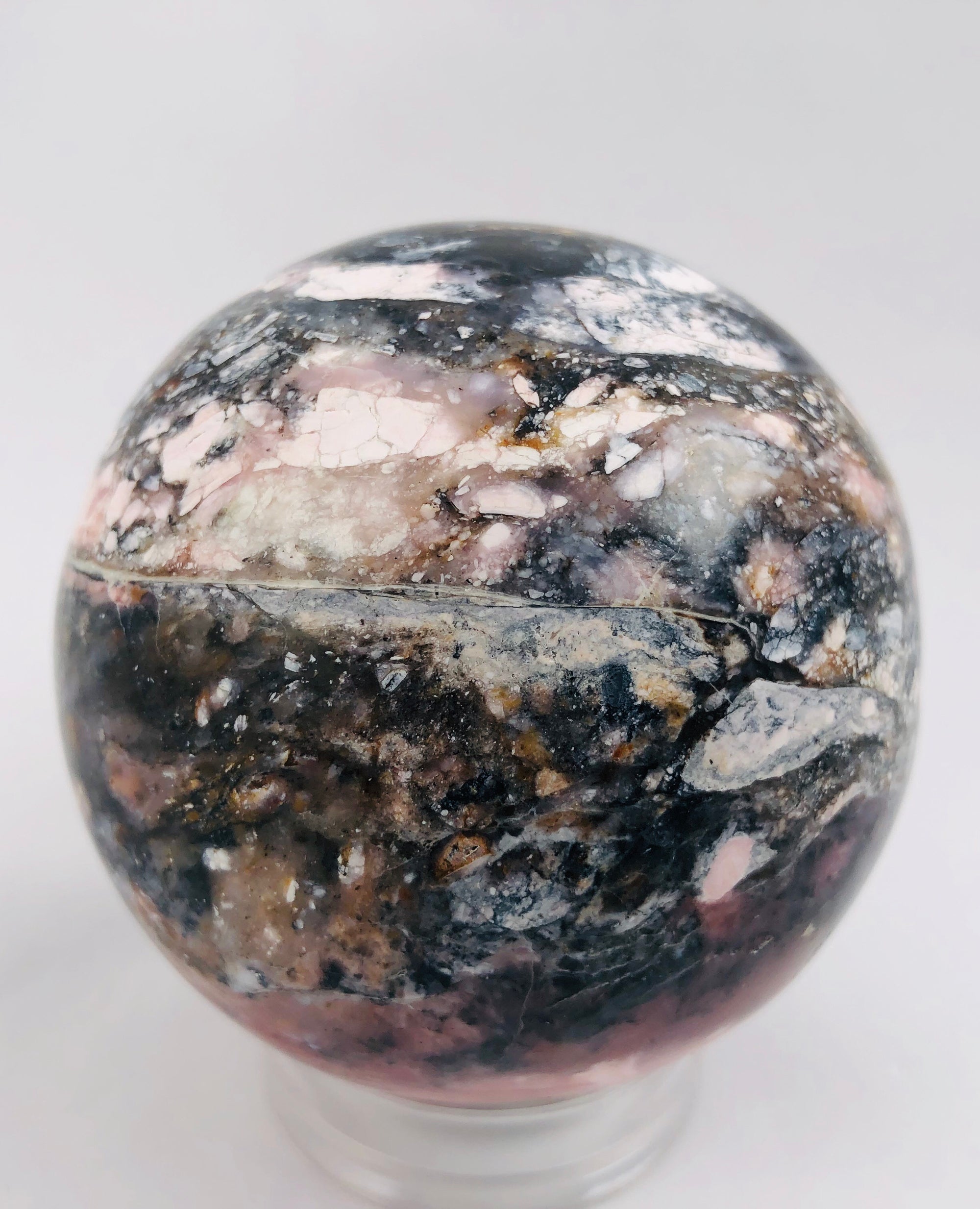 Pink Opal Sphere, Peru