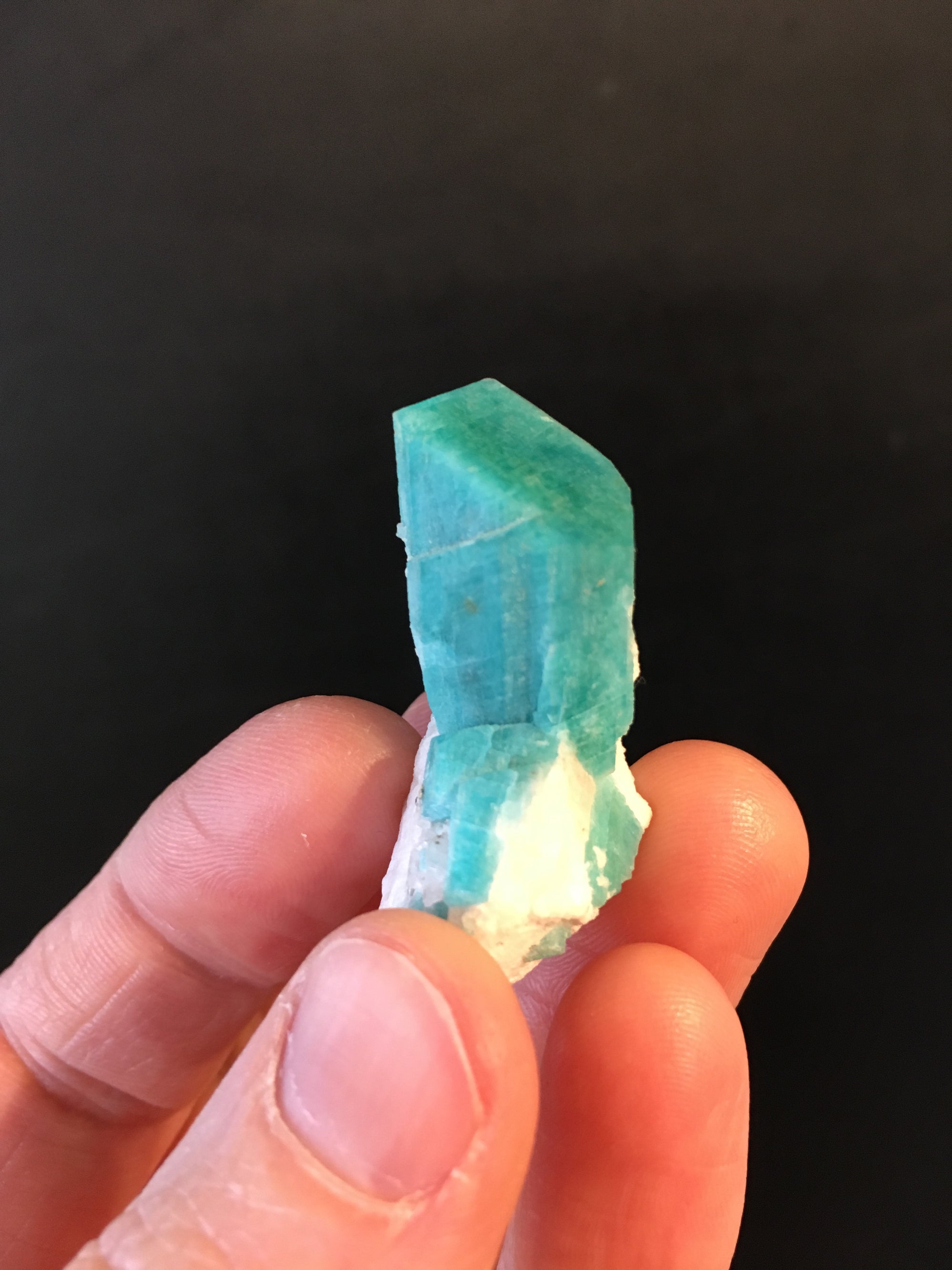 1 Amazonite Crystal, Teller County, Colorado