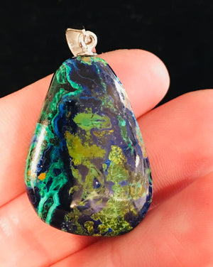 Malachite Azurite Pendant