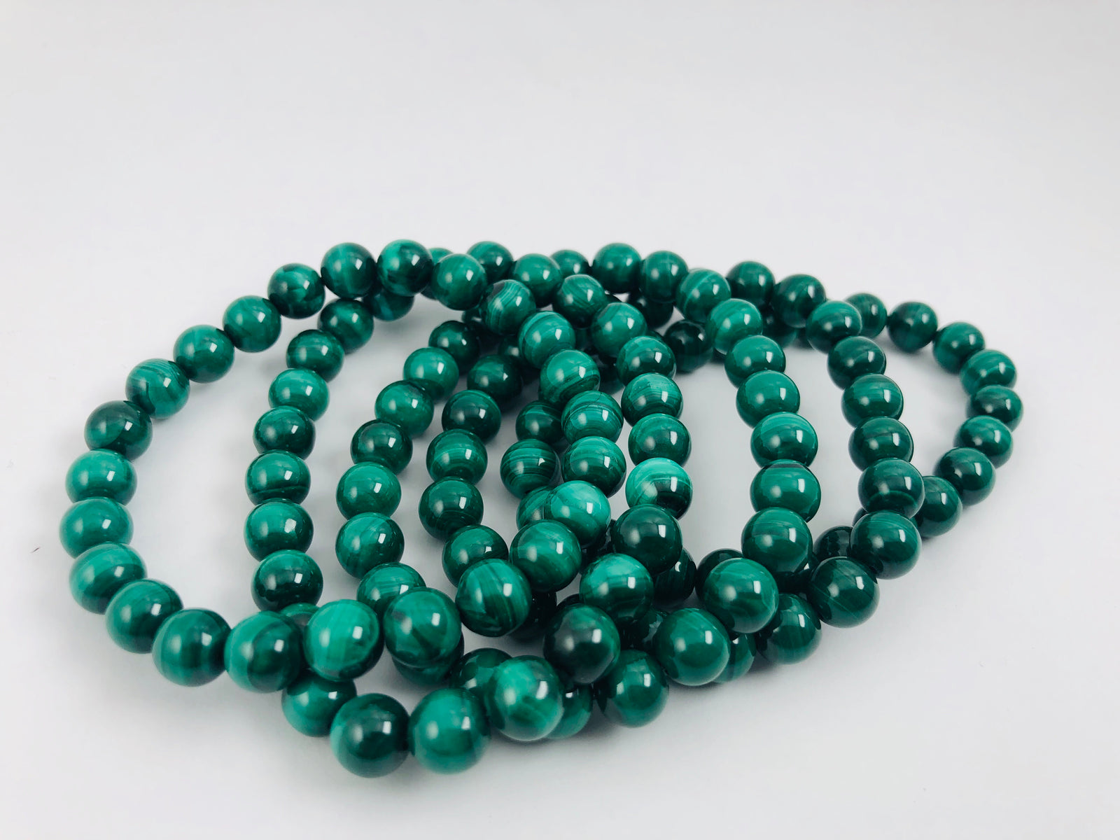 Malachite Bead Bracelet