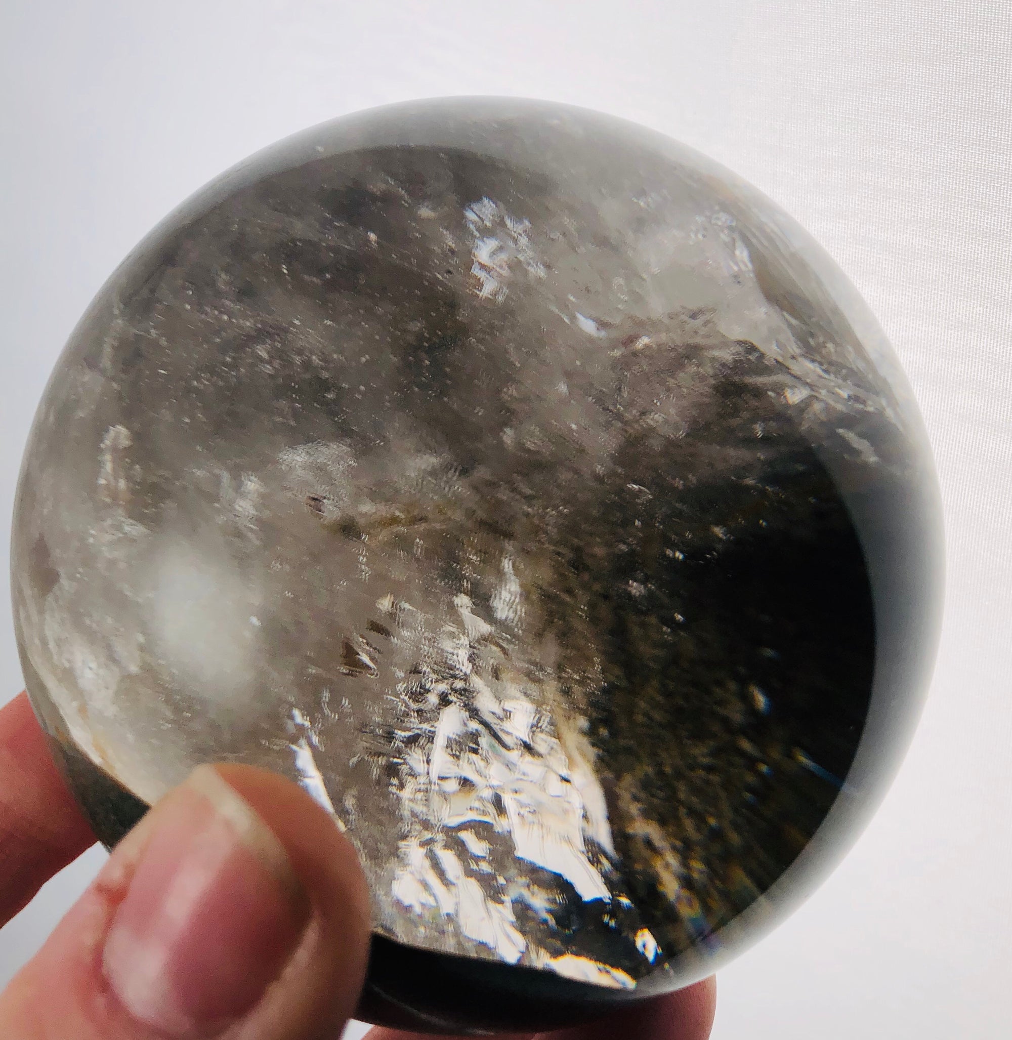 Quartz Sphere w/ Chlorite, Brasil