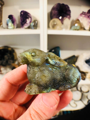 Labradorite Carved Rabbit