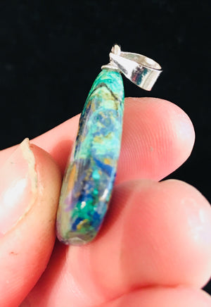 Malachite Azurite Pendant