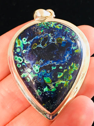 Malachite Azurite Pendant